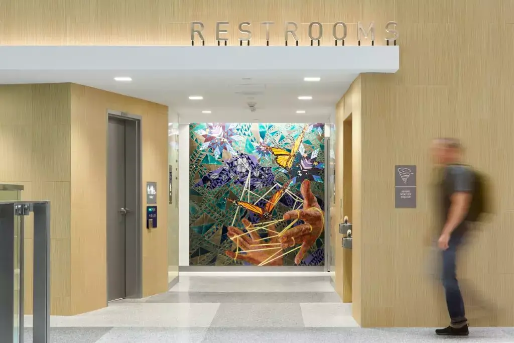 MSP restroom mural