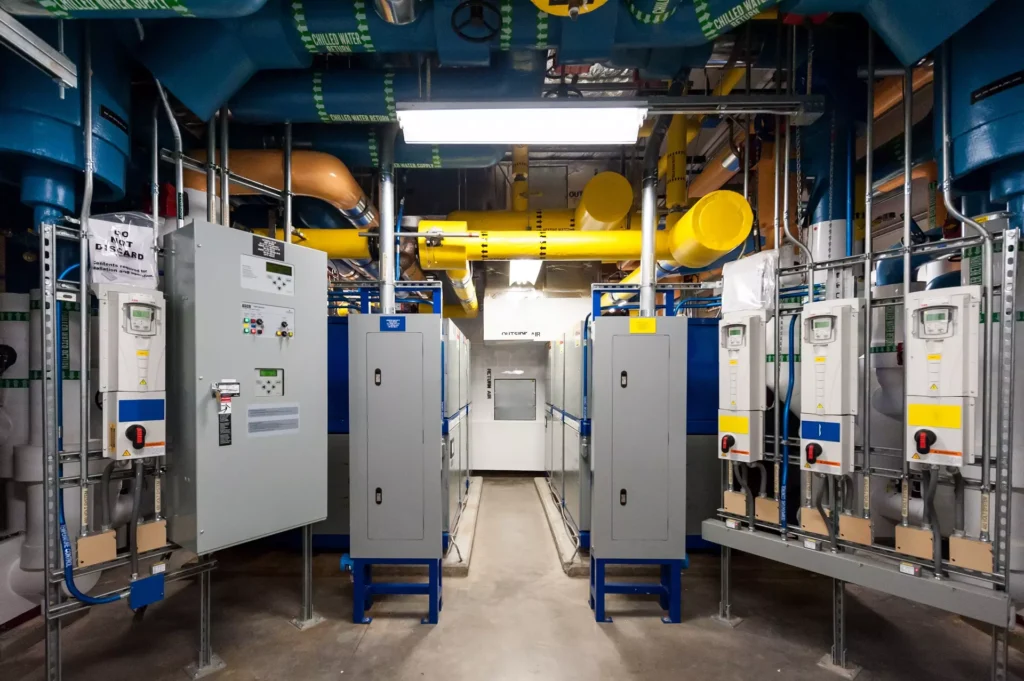 Mechanical center space