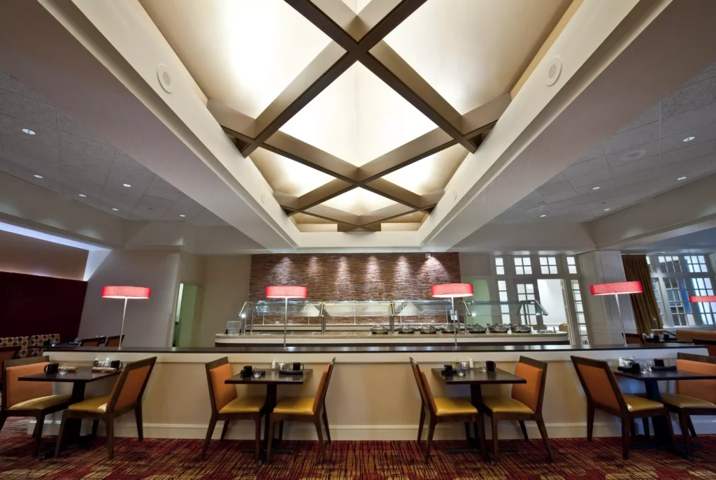 Marriott hotel lobby