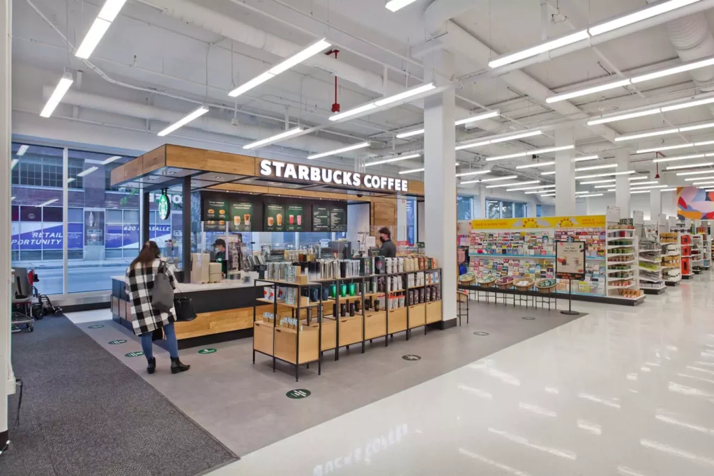 Target quick retail Starbucks