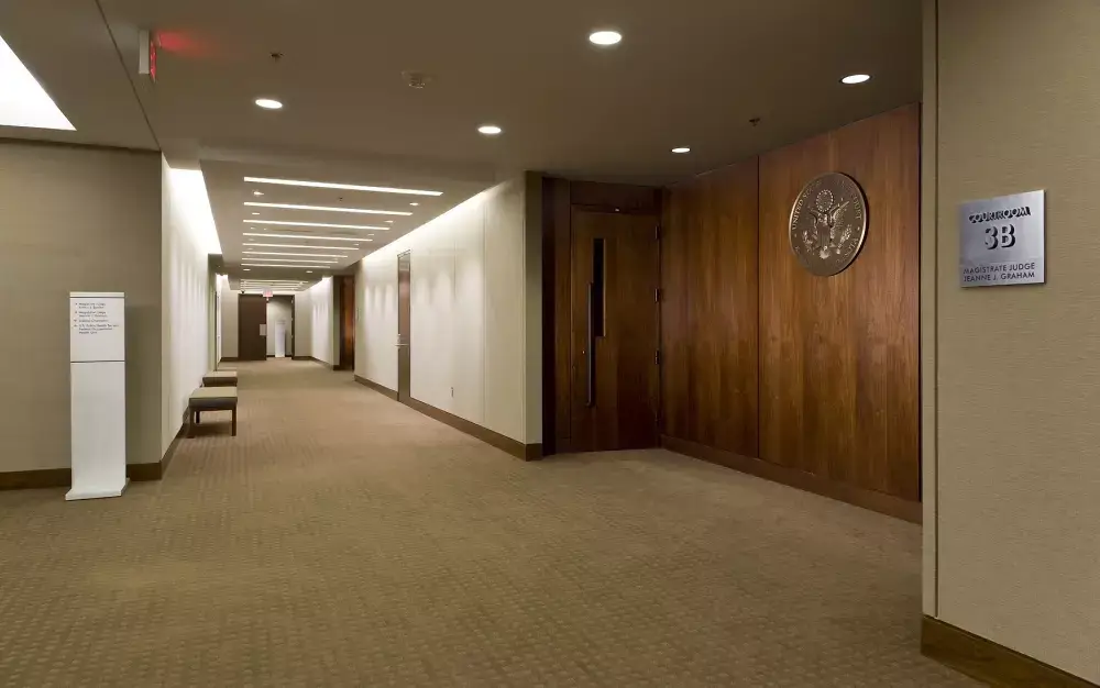 Warren E. Burger Federal Building corridor