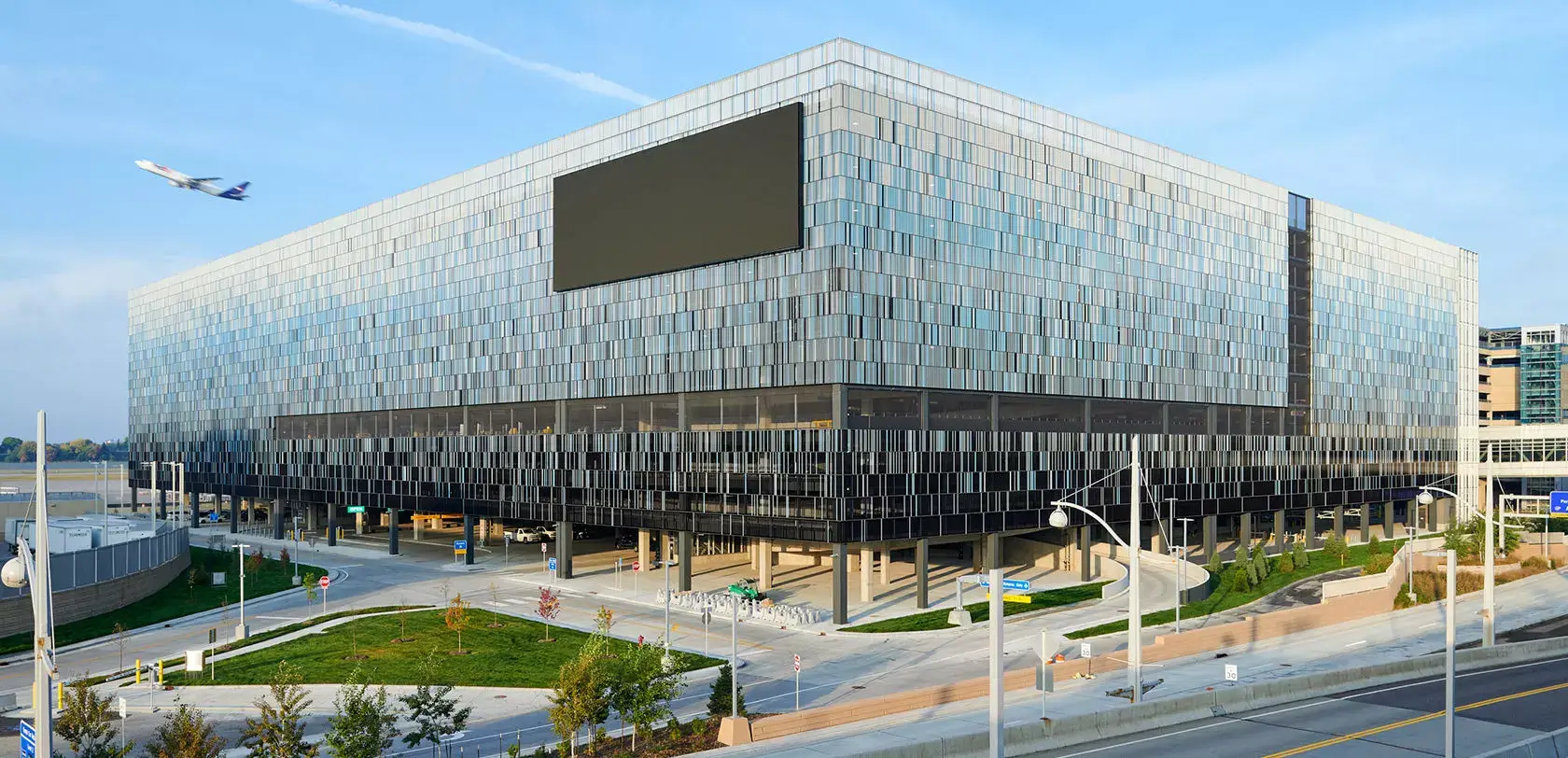 Building near the airport