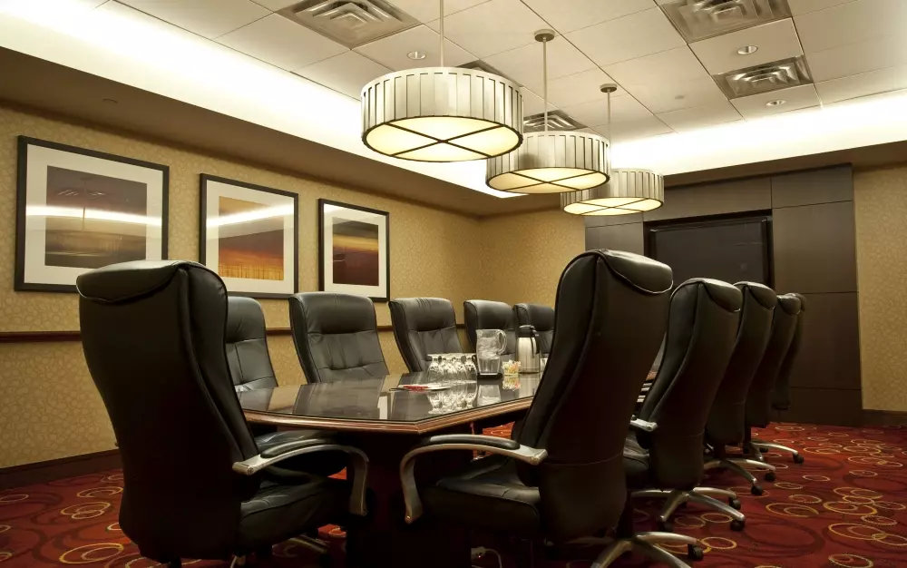 Hotel board room lighting distribution systems