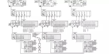 Pipe coordination technical drawing