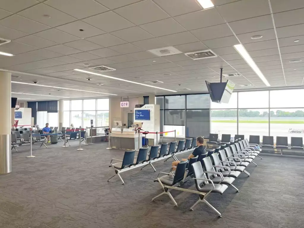 Waiting room on the airport
