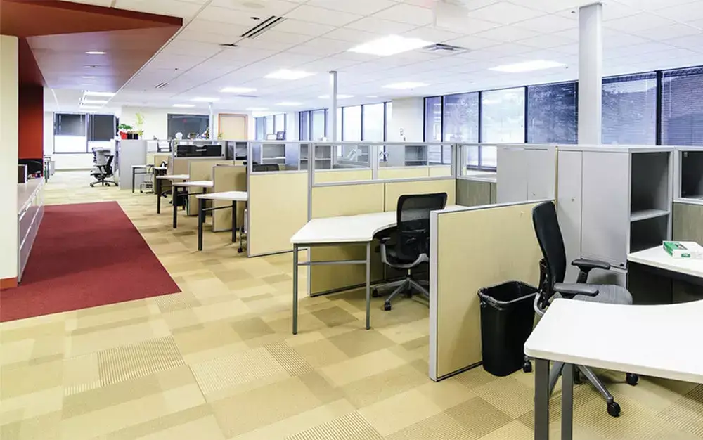 Workspace with tabels and chairs