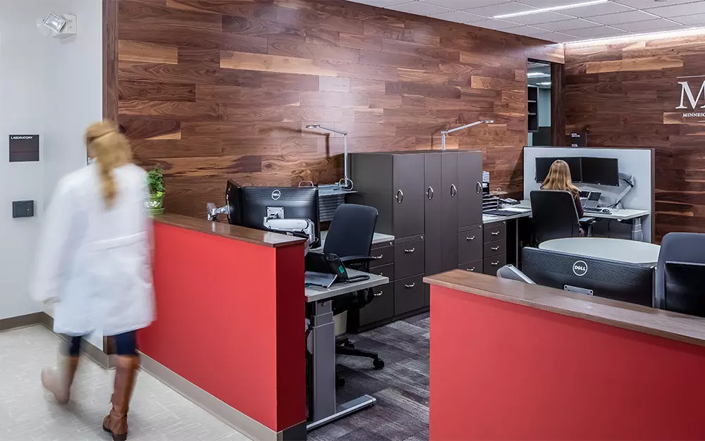Laboratory reception