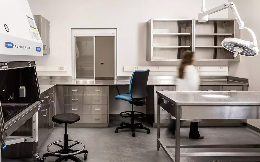 Laboratory research room