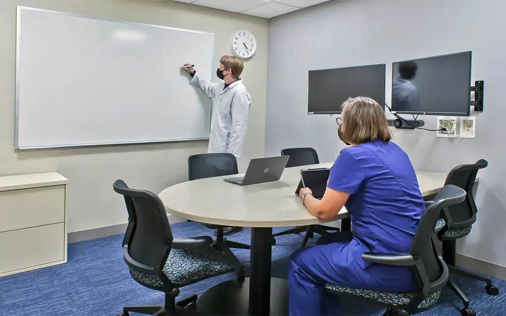 Mayo Clinic two doctors talking