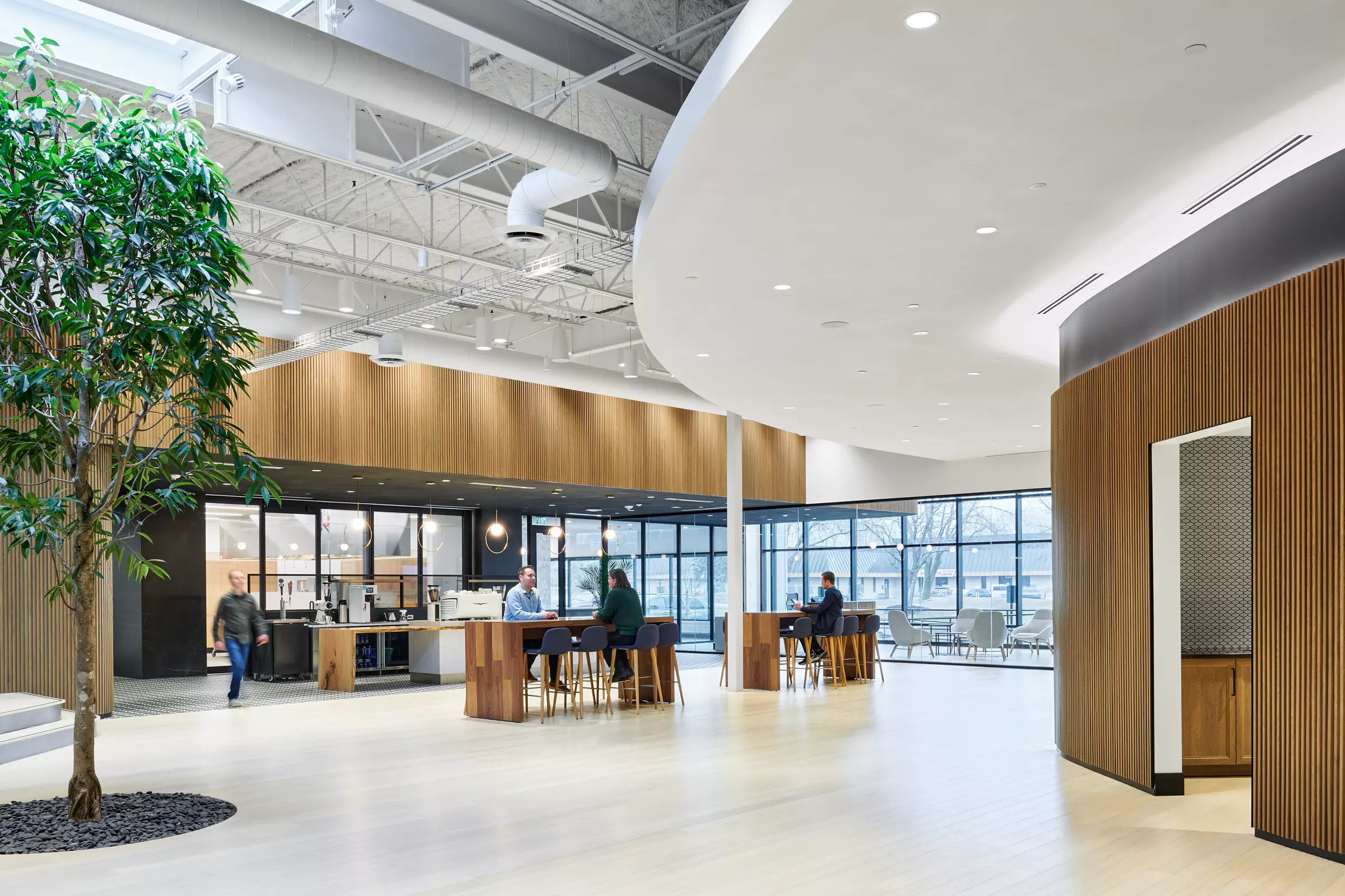 Bar and working space