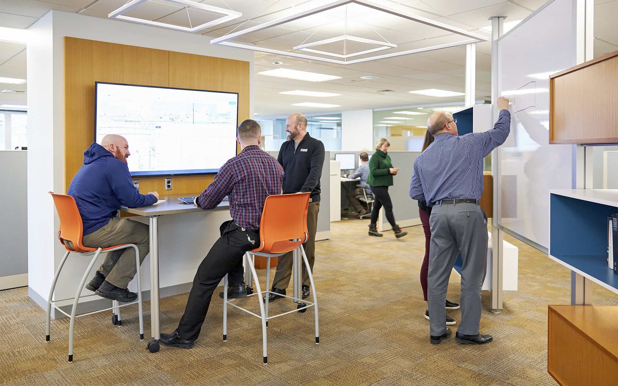 Workers in an office
